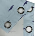 thumbnail image 4 of Ambesonne Shark Grommet Curtain, Ocean Life in Blue Shades, 50" x 84", Navy Blue Pale Blue, 4 of 6