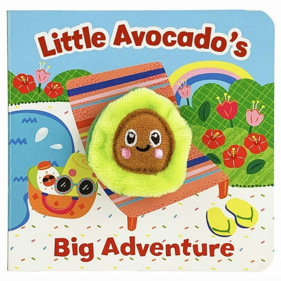 Little Avocado's Big Adventure Puppet Book, (Board Book)