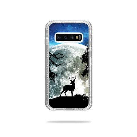 Skin For Lifeproof Next Case Samsung Galaxy S10 - Moonlight Deer | MightySkins Protective, Durable, and Unique Vinyl Decal wrap cover | Easy To Apply, Remove, and Change (Best Way To Remove A Deep Splinter)