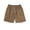 Khaki, variant on Bxsruta Men's 5-Inch Workwear Shorts with Pockets, Breathable Polyester for Casual Wear and Outdoor Activities