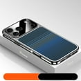 thumbnail image 2 of For iPhone 17 Pro Max Phone Case,Ultra Slim Rugged Anti-Scratch Protection,Gradient Fiber Pattern Back,Electroplated Bumper Shockproof Anti-fall Drop Protection Thin Fit Phone Case,Blue, 2 of 9