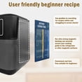 thumbnail image 4 of Vensio -4 Pcs Air Fryer and Pressure Cooker Magnetic Cheat Sheet Set, Professional Cook Times and Temperature Chart for Kitchen Fridge, Waterproof Cookbook Guide, 4 of 9