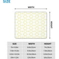thumbnail image 5 of Yellow Stripes Abstract Water Resistant AntiSlip Gaming Mouse Pad Geometric Lines Art Painting Ideal for Laptops, Office Working Compact and Stylish (7.9"x9.5"), 5 of 6