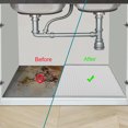 thumbnail image 3 of 1 Uds. Alfombrilla debajo del fregadero 78,7*55,8 pulgadas para cocina impermeable, alfombrillas protectoras de silicona debajo del fregadero, gris claro, 3 of 5