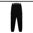 thumbnail image 2 of Pantalones largos deportivos informales de punto con bolsillo con cremallera y distintivo de brújula de piedra, ropa para hombre, pantalones cómodos con cintura elástica, 2 of 4