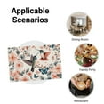 thumbnail image 5 of AMHNF Hummingbird and Butterfly Linen Table Mats Set of 4 12x18 inch for Home Kitchen Table Decor, 5 of 5