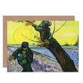 thumbnail image 1 of Vincent Van Gogh The Sower Fine Art Greetings Card Plus Envelope Blank inside, 1 of 3