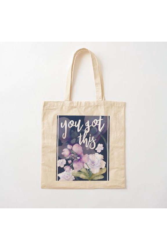 You Got This Canvas Tote Bags, Reusable Shopping Bag