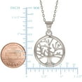 thumbnail image 2 of Sterling Silver Tree Of Life Pendant Womens Necklace, 18", 2 of 3