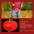 thumbnail image 4 of Luxshiny 2 Pcs Décoration Lanterne Rouge Lanterne Rouge pour Festival de Printemps et Nouvel An, 4 of 8