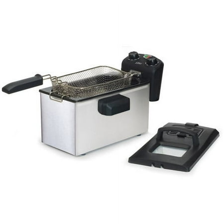 Elite Gourmet 3.5-qt Immersion Deep Fryer with Timer & Temp Knob