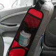 thumbnail image 2 of Bolsa de red de malla para coche, bolsillo para colgar bolsos, 3 colores, azul, 2 of 5