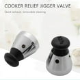 thumbnail image 4 of Pressure Cooker Relief Jigger Valve 1.5 Inch High 2Pcs Black, 4 of 8