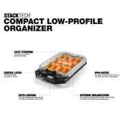ToughBuilt StackTech Compact Low-Profile Organizer with Auto-Locking Interface and Bins