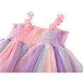 thumbnail image 2 of Baby Girls Suspender Dress Rainbow Mesh Slip Princess Skirt, 2 of 6