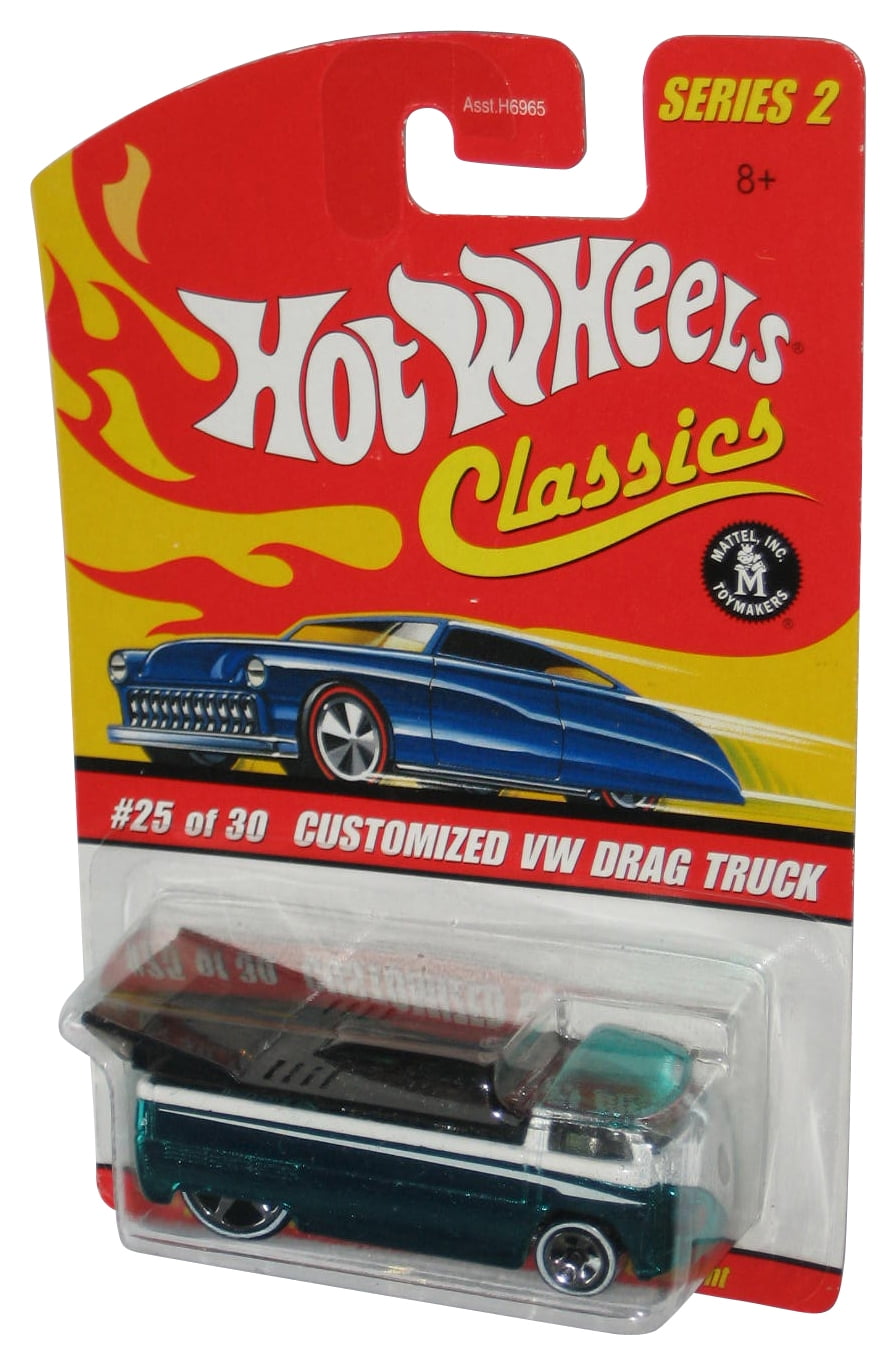 Hot Wheels Classics Series 2 (2005) Customized VW Drag Truck Green