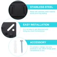 thumbnail image 4 of USHOBE Support de Moniteur Simple Noir Support de Moniteur en Acier Inoxydable pour Usage Domestique 1 Pcs Rentrée Scolaire, 4 of 8