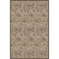 Radici Usa Pisa Area Rug 3475 Beige Vines Leaves 3' 3" x 4' 11" Rectangle