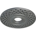 thumbnail image 3 of Ekena Millwork 22 1/4"OD x 4 3/4"ID x 1 1/4"P Robin Ceiling Medallion (Fits Canopies up to 6 1/4"), Hand-Painted Platinum, 3 of 6