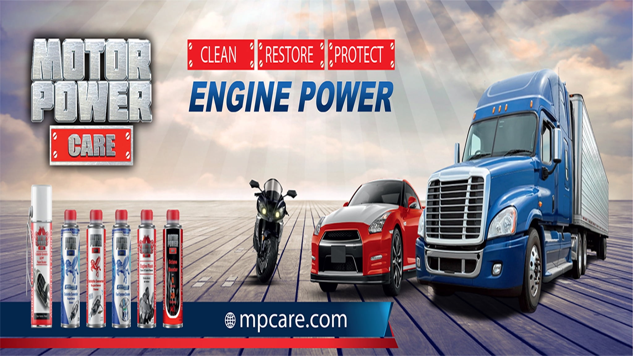 Easy to clean diesel particulate filter ( DPF ) no disassembling needed, Foam Cleaning technology fast and easy - motor power Care