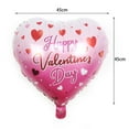 thumbnail image 6 of D-GROEE 2Pcs 18Inch Heart Balloon Inflatable Romantic Reusable Happy Valentine's Day Aluminum Foil Balloon Decor Home Decoration, 6 of 8
