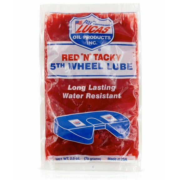 Lucas Oil 10676 Red "N" Tacky 5th Wheel Lube Grease 2.5 oz