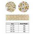 thumbnail image 6 of Xipuska Yellow Lemon Bed Runners for Twin Size Bed, Decorative Bed Throws for Foot of Bed, Summer Fruit Flower Retro Watercolor Beige Bed Runner Sofa Throw Bedding Scarf Slipcover for Bedroom, 6 of 6