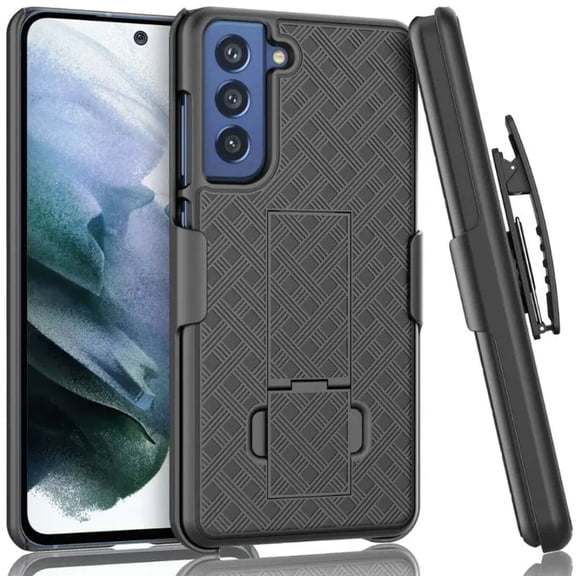 Rome Tech Samsung Galaxy S21 FE 5G Shell Holster Combo - Black