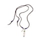 thumbnail image 4 of Collar con colgante de plumas, joyería de jefe indio nativo, estilo vintage, tribal, marrón con piedra azul, 4 of 9