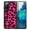 Black/Hot Pink Leopard, variant on WIRESTER Shockproof Soft Rubber Cover Case for Samsung Galaxy S20 FE 6.5" 2020, Barnyard Chicken Roosters Teal Background