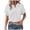 M01 White, variant on Paguaki T Shirts for Women V Neck Linen Button Down Blouses Tunic Summer Casual Dressy Short Sleeve Tops