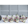 thumbnail image 2 of Ambesonne Vintage Throw Pillow Cover 4 Pack, Colorful Floral Bouquet, 20", Cream Multicolor, 2 of 5