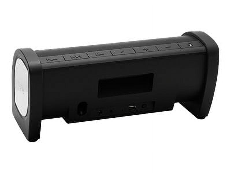 Nyne Bass - Speaker - for portable use - 2.1-channel - wireless - Bluetooth, NFC - 2-way - black, red