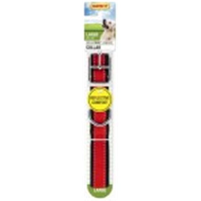 Collier Expert pour Animaux 1 x 26 Po, Noir & Rouge