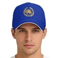 thumbnail image 2 of Lispipm Casual Cotton Baseball Cap for Men and Women Outdoor Adjustable Dad Hat for Hiking Sports Unisex Soft Trucker Caps Blue, 2 of 7