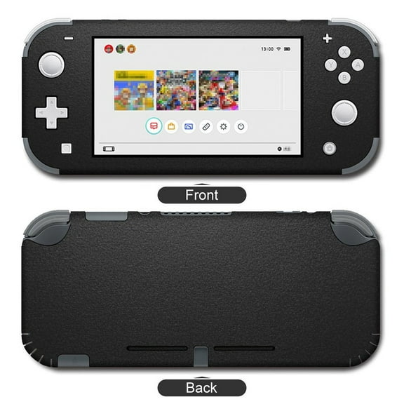 POBUDS Switch Skin | Sticker Wrap Vinyl Decal | Set Compatible with Nintendo Switch ( Switch Lite, Luxury Black Paper Texture)