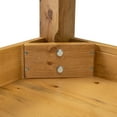 thumbnail image 4 of Flash Furniture Hercules 46" x 30" Rectangular Antique Rustic Light Natural Solid Pine Farm Dining Table, 4 of 9