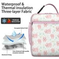 thumbnail image 2 of Farma Nimal Insulated Lunch Box Teen Reusable Lunch Bag with Water Bottle Holder Lunch Box Containers Office Beach, 2 of 6
