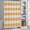 thumbnail image 6 of Shower Curtains for Bathroom-72"x72",Vintage Classic Stripes Waterproof Bath Curtain Grommet Shower Curtain Set with Hooks, 6 of 9