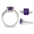 thumbnail image 3 of 3.30 Carat (ctw) Amethyst Ring in Polished Sterling Silver, 3 of 4
