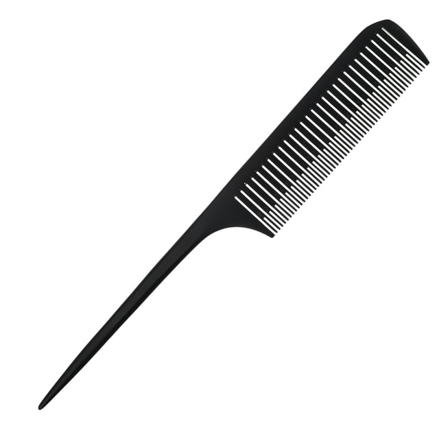 Peine de cola de rata Unique Bargains Peine de punta larga Peine de plástico Peines de peinado para mujeres y hombres 0.04" de ancho de diente