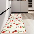 thumbnail image 4 of Pioneer Flower Floral Print Pattern Kitchen Rug Mat,Kitchen Runner Rugs Non Skid Washable,Decorative Kitchen Floor Mats for Kitchen,Sink,Laundry,17"X47", 4 of 5