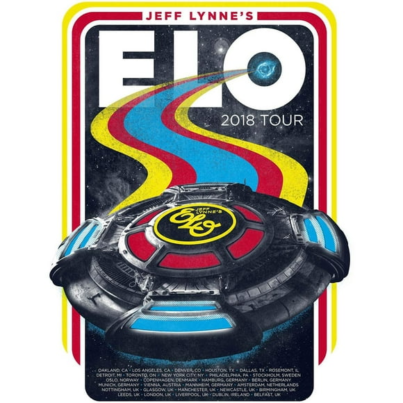 Electric Light Orchestra Affiche de Tournée 2018