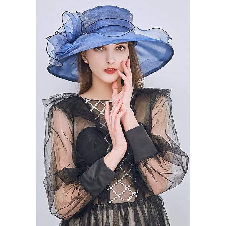Women Girl Tea Party Fascinator Hat Church Funeral Cocktail  display picture 1