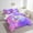 Purple, variant on Erosebridal Kawaii Unicorn Bedding Twin Size, Rose Floral Bed Set, Cartoon Rainbow Reversible Bed in a Bag Twin size, Ultra Soft Room Decoration, 7pcs
