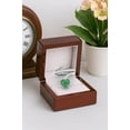 thumbnail image 3 of 7MM Heart Shape Wrap Bypass Ring Natural Emerald 925 Silver Women Valentines Day Gifts Rings, 3 of 7