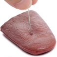 thumbnail image 4 of Lenguas postizas realistas, 2 piezas de lenguas postizas estirables, accesorio de lengua artificial, lengua realista y terrorífica de cerca., 4 of 4