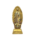 thumbnail image 1 of MORIN Imágenes | Virgen De Guadalupe Base Cuadrada| 32cm (DORADO), 1 of 1