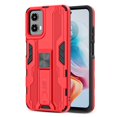 thumbnail image 2 of Reflex Series Case with Kickstand Shockproof Rugged PC TPU Frame Cover for Motorola Moto G 5G (2024) - Red, 2 of 9
