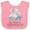 Pink and White, variant on Inktastic Will You Be My Godparents? Boys or Girls Baby Bib